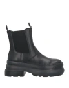 Liu •jo Woman Ankle Boots Black Size 8 Calfskin In Black