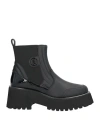 Liu •jo Woman Ankle Boots Black Size 8 Textile Fibers