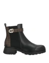 Liu •jo Woman Ankle Boots Black Size 8 Textile Fibers, Synthetisches Material In Black