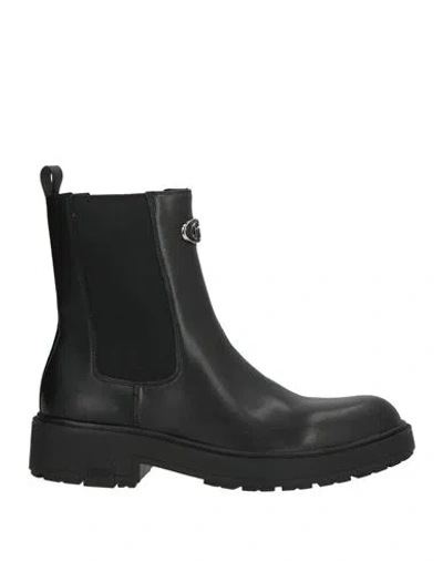 Liu •jo Woman Ankle Boots Black Size 9 Leather