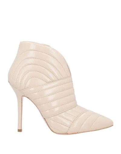 Liu •jo Woman Ankle Boots Blush Size 7 Leather In Pink