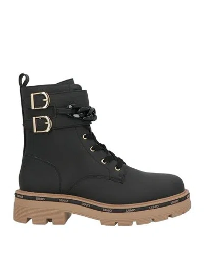 Liu •jo Woman Ankle Boots Charcoal Size 8 Textile Fibers