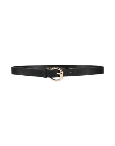 Liu •jo Woman Belt Black Size Onesize Polyurethane, Polyester