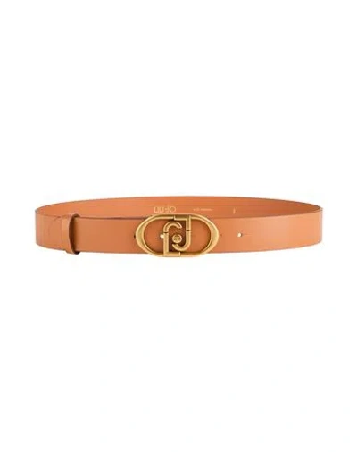 Liu •jo Woman Belt Brown Size M Leather