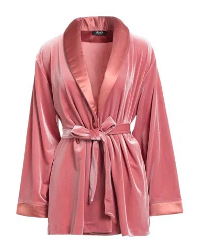 Liu •jo Woman Blazer Antique Rose Size S Polyester, Elastane In Pink