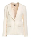 Liu •jo Woman Blazer Beige Size 4 Viscose, Polyester In Pink