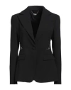 Liu •jo Woman Blazer Black Size 10 Polyester