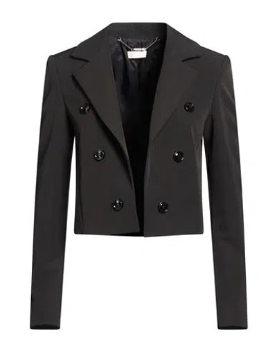 Liu •jo Woman Blazer Black Size 10 Polyester, Elastane