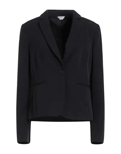 LIU •JO LIU •JO WOMAN BLAZER BLACK SIZE 10 POLYESTER, ELASTANE,49381063RT 5