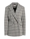 Liu •jo Woman Blazer Black Size 10 Polyester, Viscose, Elastane In Black