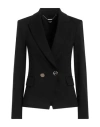 Liu •jo Woman Blazer Black Size 10 Viscose, Polyamide, Elastane In Black