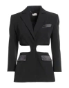 Liu •jo Woman Blazer Black Size 12 Polyester, Elastane