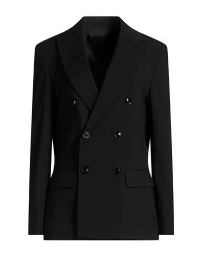 Liu •jo Woman Blazer Black Size 12 Polyester, Wool, Elastane