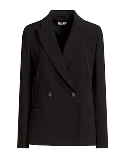 Liu •jo Woman Blazer Black Size 2 Polyester, Elastane