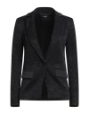Liu •jo Woman Blazer Black Size 2 Viscose, Polyester