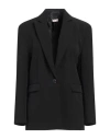 Liu •jo Woman Blazer Black Size 4 Polyester, Elastane