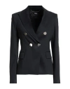 Liu •jo Woman Blazer Black Size 8 Polyester, Elastane In Black