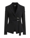Liu •jo Woman Blazer Black Size 6 Polyester, Elastane
