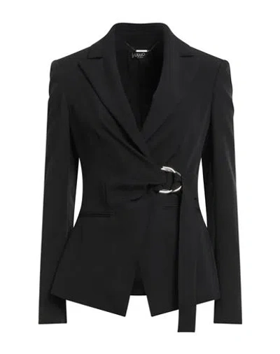 Liu •jo Woman Blazer Black Size 6 Polyester, Elastane