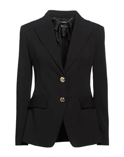 Liu •jo Woman Blazer Black Size 6 Polyester, Elastane