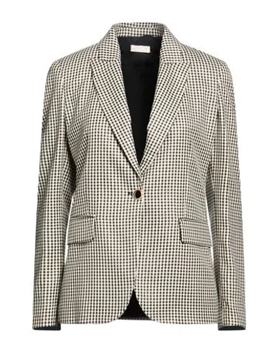 Liu •jo Woman Blazer Black Size 6 Polyester, Viscose, Elastane, Metallic Polyester