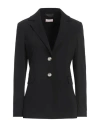 Liu •jo Woman Blazer Black Size 8 Polyester