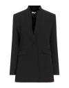 Liu •jo Woman Blazer Black Size 8 Polyester, Elastane In Black