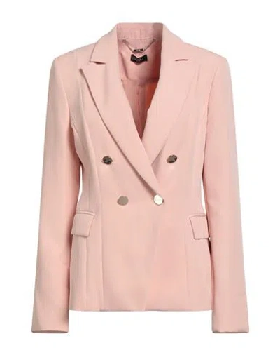 Liu •jo Woman Blazer Blush Size 10 Polyester, Elastane In Pink