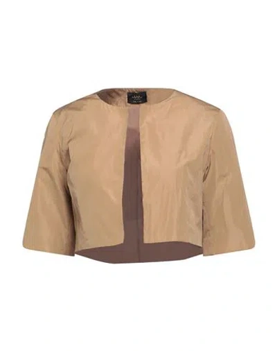 Liu •jo Woman Blazer Camel Size 4 Polyester In Beige