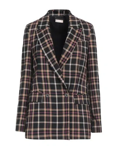 Liu •jo Woman Blazer Camel Size 8 Polyester, Viscose, Elastane In Beige