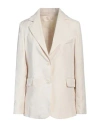 Liu •jo Woman Blazer Cream Size 4 Viscose, Polyester In White