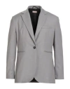 Liu •jo Woman Blazer Grey Size 10 Polyester, Viscose, Elastane In Gray