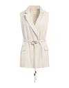 Liu •jo Woman Blazer Ivory Size 6 Viscose, Polyester In White