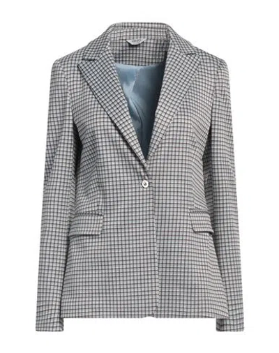 Liu •jo Woman Blazer Light Blue Size 6 Polyester, Polyamide, Elastane