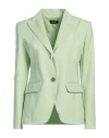 Liu •jo Woman Blazer Light Green Size 10 Cotton, Polyamide, Elastane In Multi