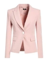 Liu •jo Woman Blazer Light Pink Size 10 Polyester, Elastane