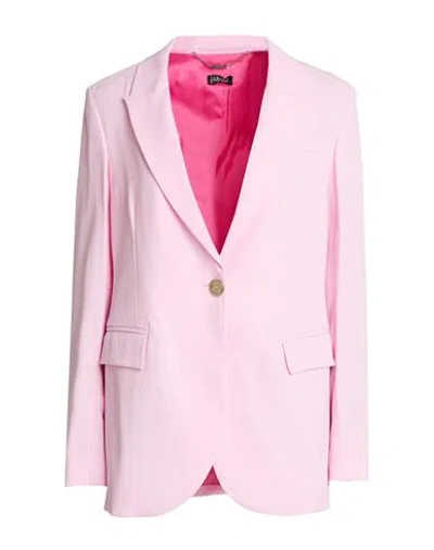 Liu •jo Woman Blazer Light Pink Size 6 Viscose, Polyester, Elastane