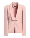Liu •jo Woman Blazer Light Pink Size 8 Polyester, Elastane In Pink