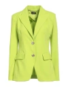 Liu •jo Woman Blazer Lime Green Size 10 Polyester, Elastane In Green