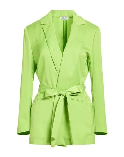 Liu •jo Woman Blazer Lime Green Size 4 Polyester