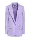 Liu •jo Woman Blazer Mauve Size 8 Polyester, Elastane In Purple