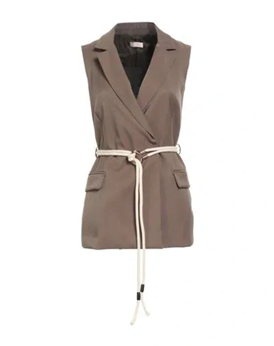 Liu •jo Woman Blazer Military Green Size 8 Viscose, Polyester