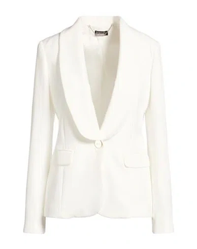 Liu •jo Woman Blazer Off White Size 10 Polyester, Elastane