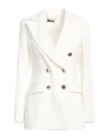 Liu •jo Woman Blazer Off White Size 4 Viscose, Polyester, Elastane In Off White