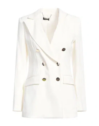 Liu •jo Woman Blazer Off White Size 4 Viscose, Polyester, Elastane