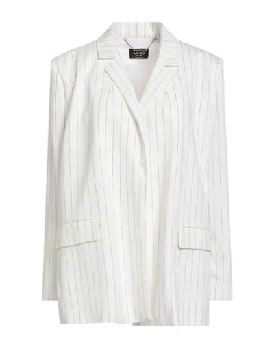 Liu •jo Woman Blazer Off White Size 6 Viscose, Polyamide, Linen
