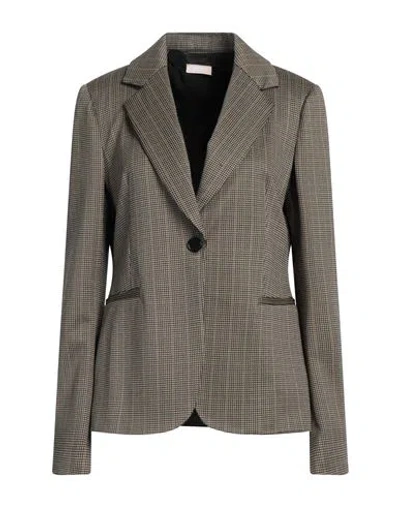 Liu •jo Woman Blazer Sand Size 12 Polyester, Polyamide, Elastane In Beige