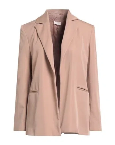 Liu •jo Woman Blazer Sand Size 12 Viscose, Polyester