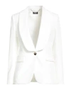 Liu •jo Woman Blazer White Size 6 Polyester, Elastane In White