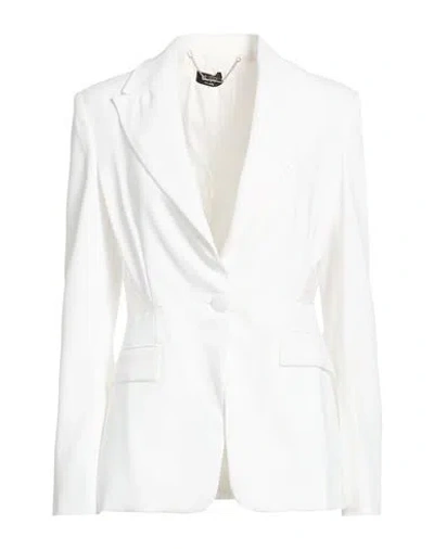 Liu •jo Woman Blazer White Size 6 Polyester In Multi